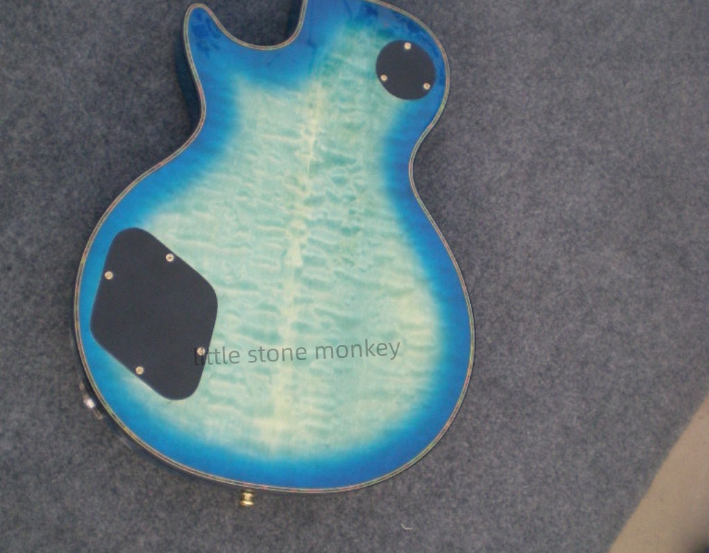 Factory Customized    Electric Guitar with Vintage Vintage Sea of Love blue color Electric Guitarop 286#