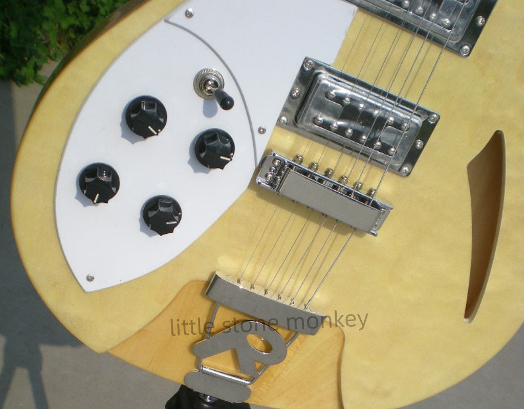 Factory Customized    Electric Guitar with Vintage Vintage yellow color Electric Guitarop353#
