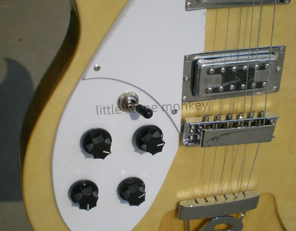 Factory Customized    Electric Guitar with Vintage Vintage yellow color Electric Guitarop353#