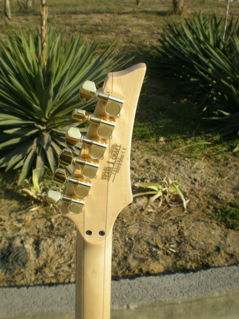 High Quality Left Hand  Grey  Color  Electric Guitar  6String  Honeycomb-shaped hollowing out  Lba  Z30#