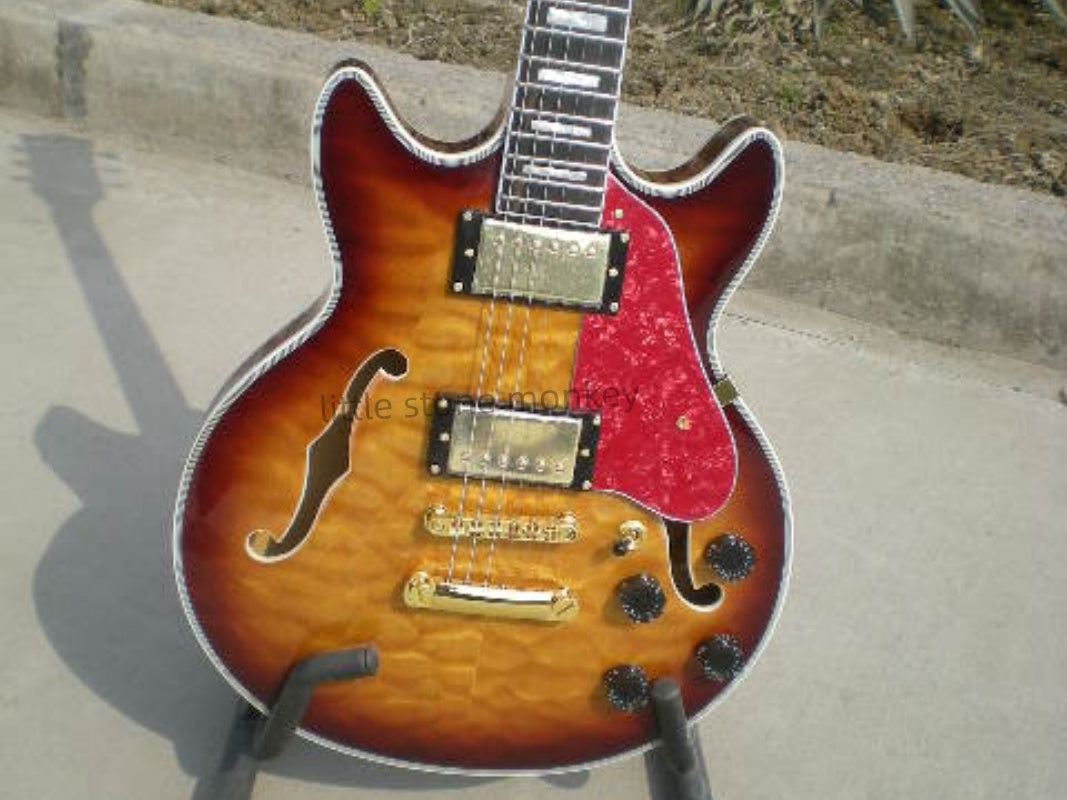 Factory Customized    Electric Guitar with Vintage Vintage burlywood color Electric Guitarop 253#