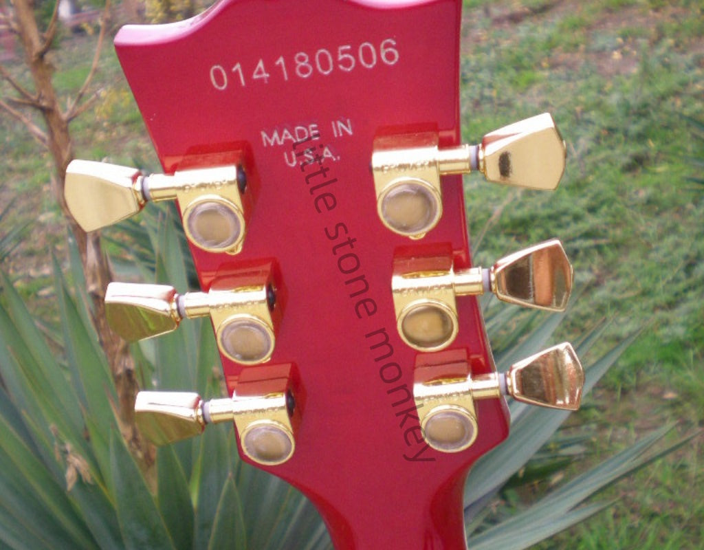 Factory Customized    Electric Guitar with Vintage Vintage burlywood and white color Electric Guitarop313 and314#