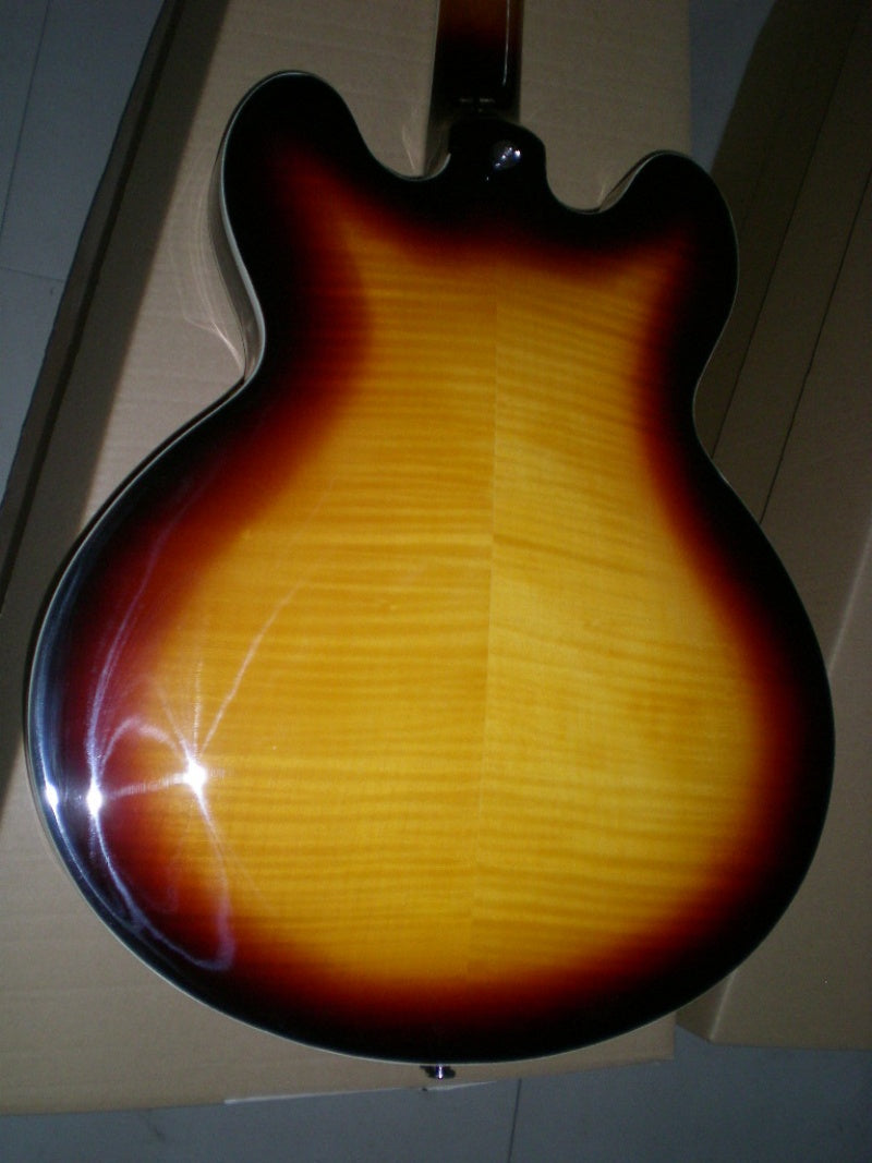 Factory Customized    Electric Guitar with Vintage wooden color Electric Guitarop 209#