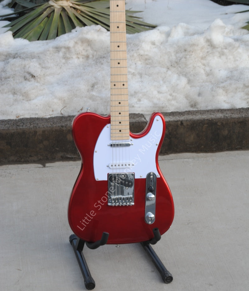 Factory Customized  6 Strings Navy  Electric Guitar with red and white  191#