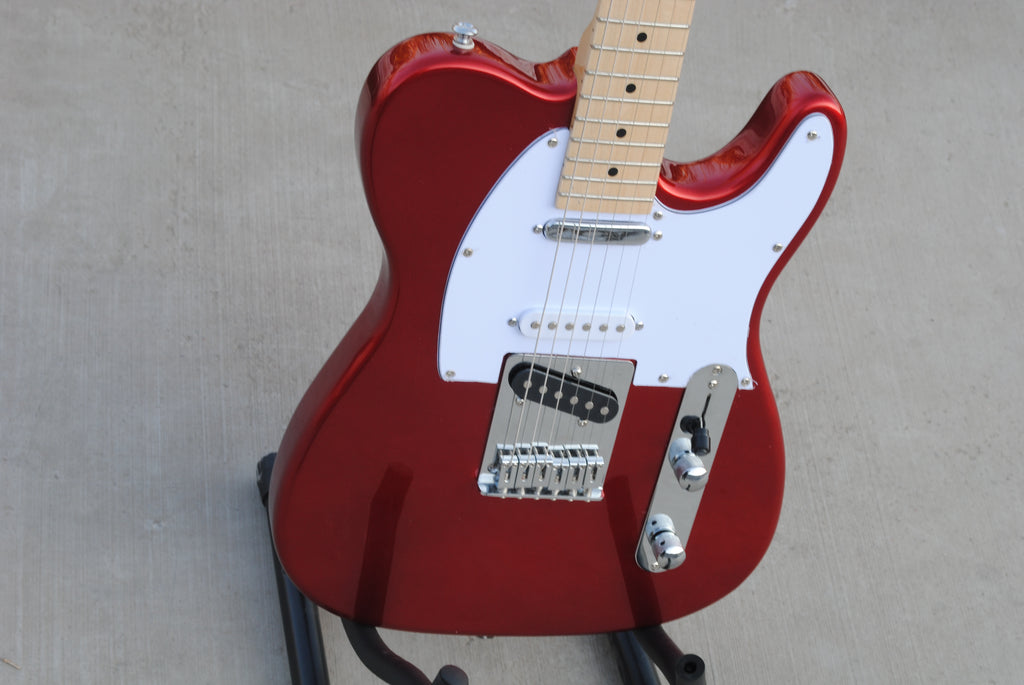 Factory Customized  6 Strings Navy  Electric Guitar with red and white  191#