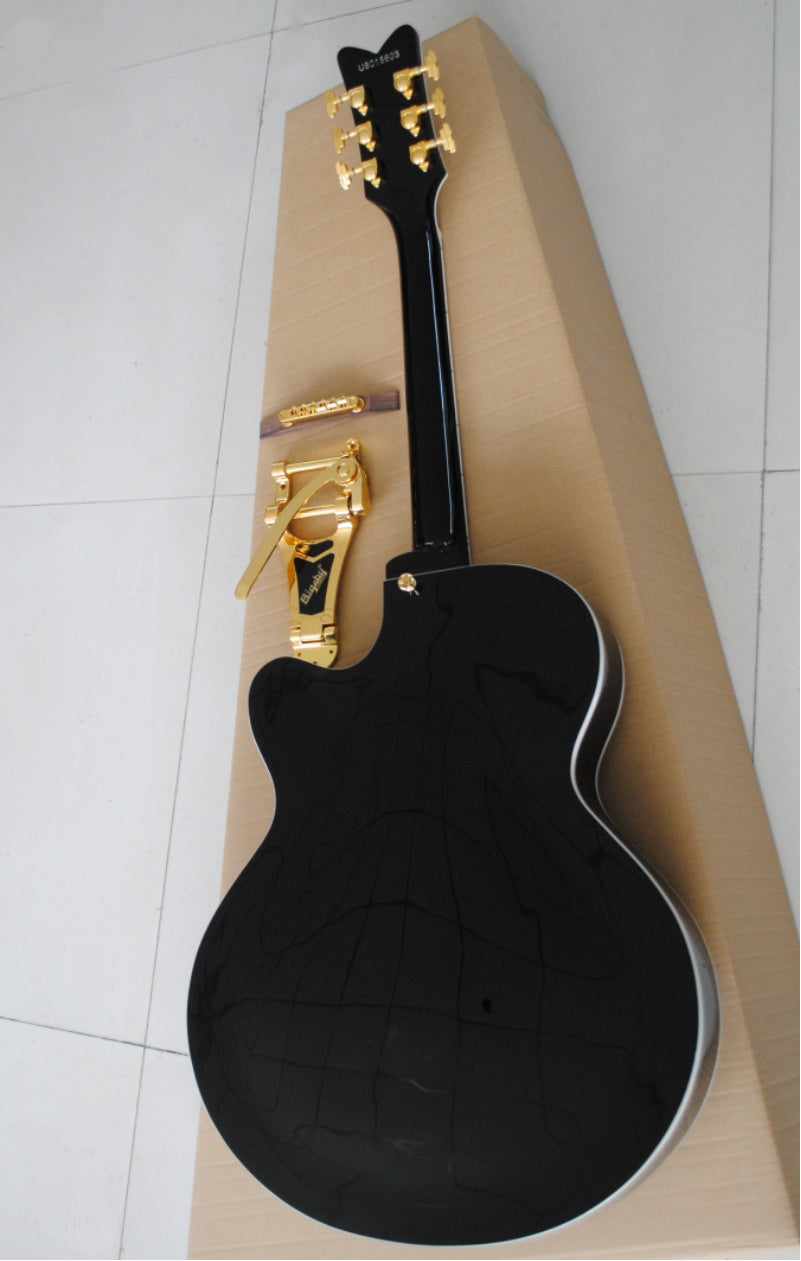 Factory Customized    Electric Guitar withThe black color of the lake water  Electric Guitarop 208#