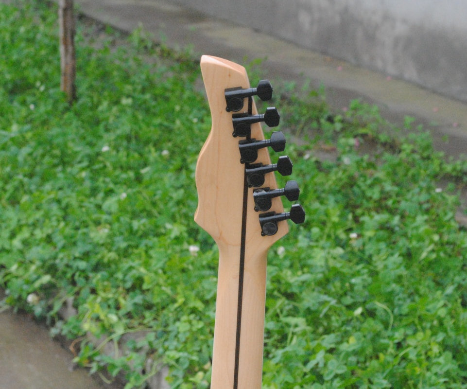 Factory Customized    Electric Guitar with Brown, natural wood color  Electric Guitarop 206#