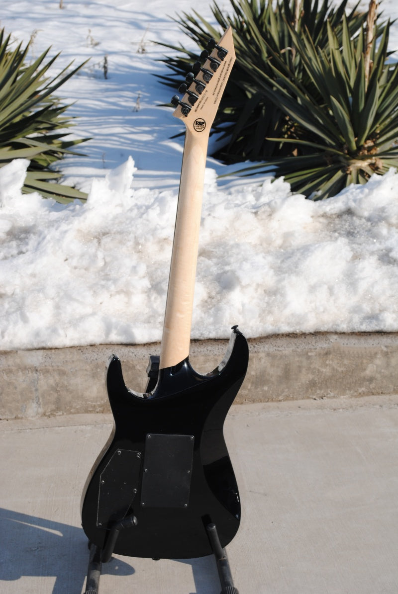 Electric Guitar With Sun And Moon Patterns
