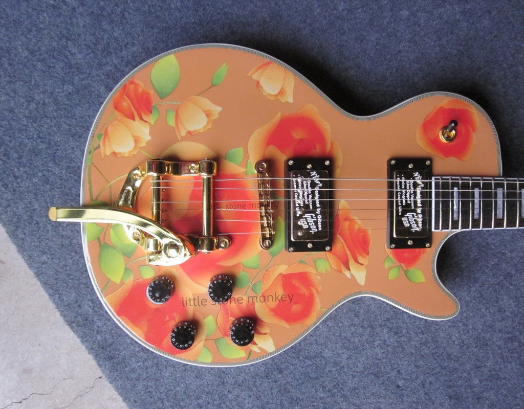 Factory Customized    Electric Guitar with Vintage Vintage burlywood color Electric Guitarop 266#
