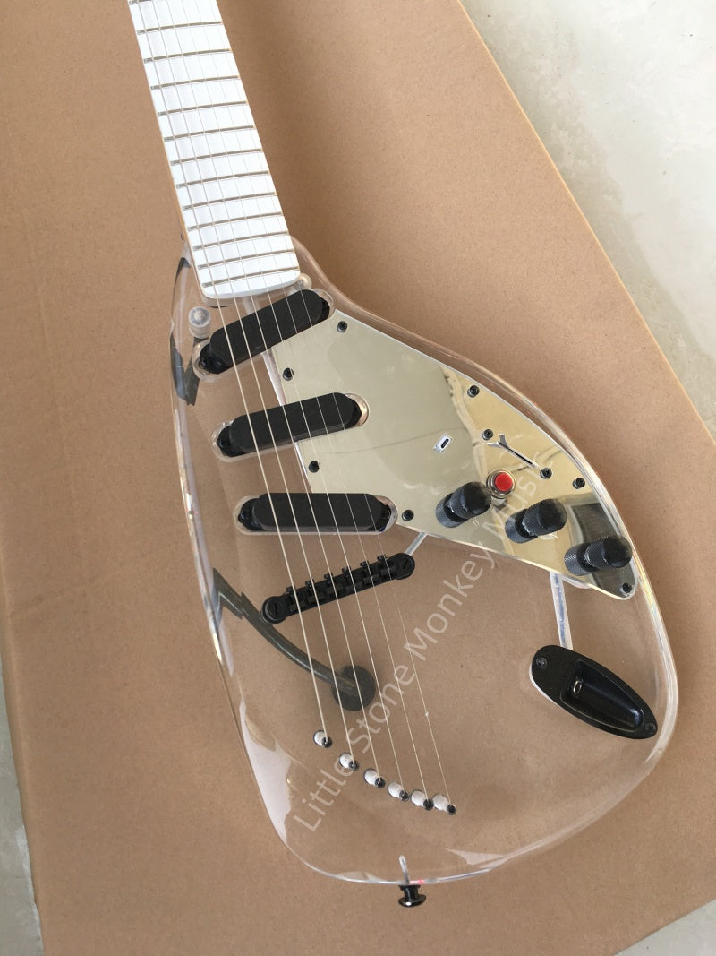 Customize Acrylic Body Electric Guitar LSM130