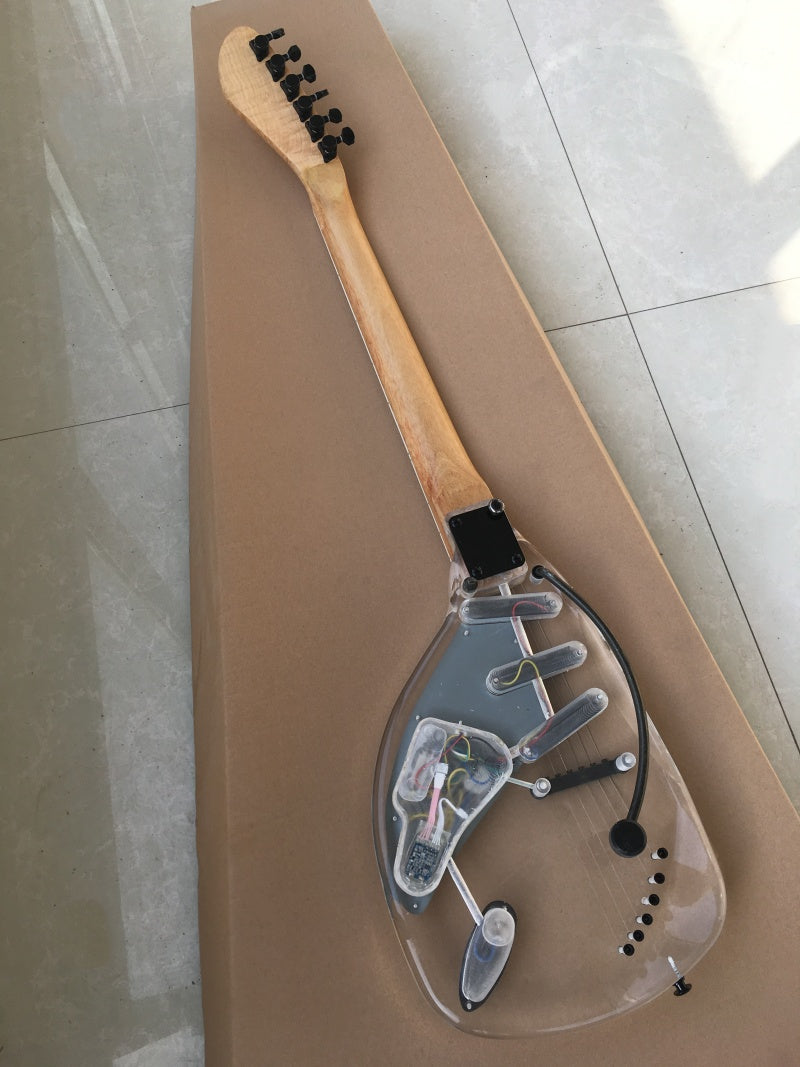 Customize Acrylic Body Electric Guitar LSM130
