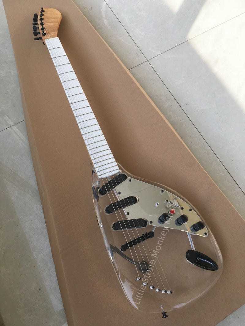 Customize Acrylic Body Electric Guitar LSM130