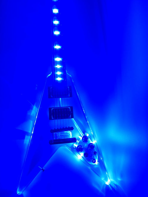 Acrylic Body Electric guitar  3