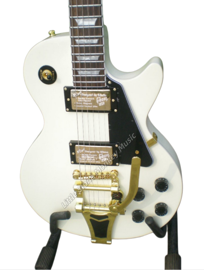 Custom Shop 6 strings with jazz Electric Guitar with Bigsby Vibrato 414