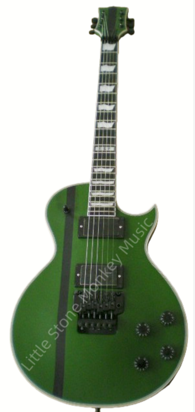 Customize Green Double Shake Electric Guitar LSM001