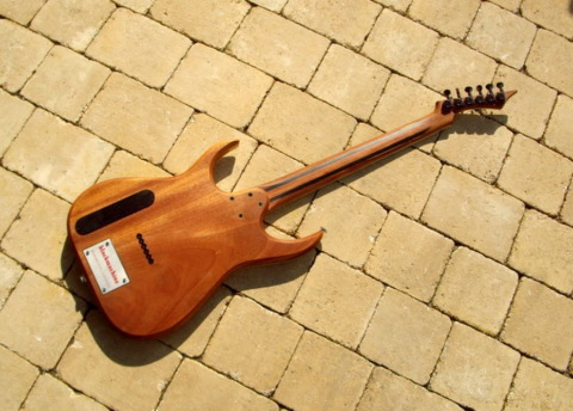 Brown Ripple Electric Guitar