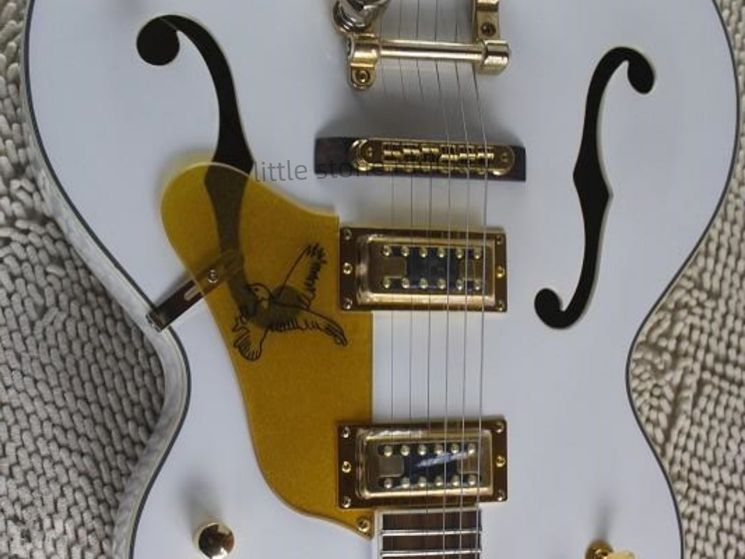 Factory Customized    Electric Guitar with Vintage Vintage black and white color Electric Guitarop 260#