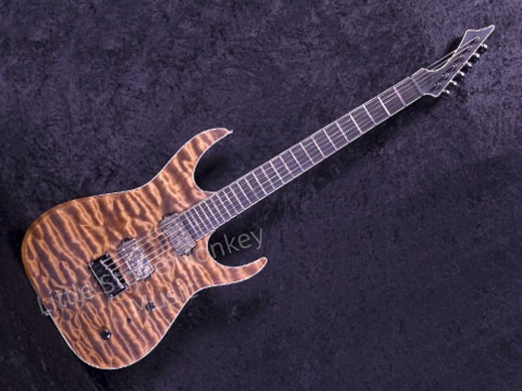 Brown Ripple Electric Guitar